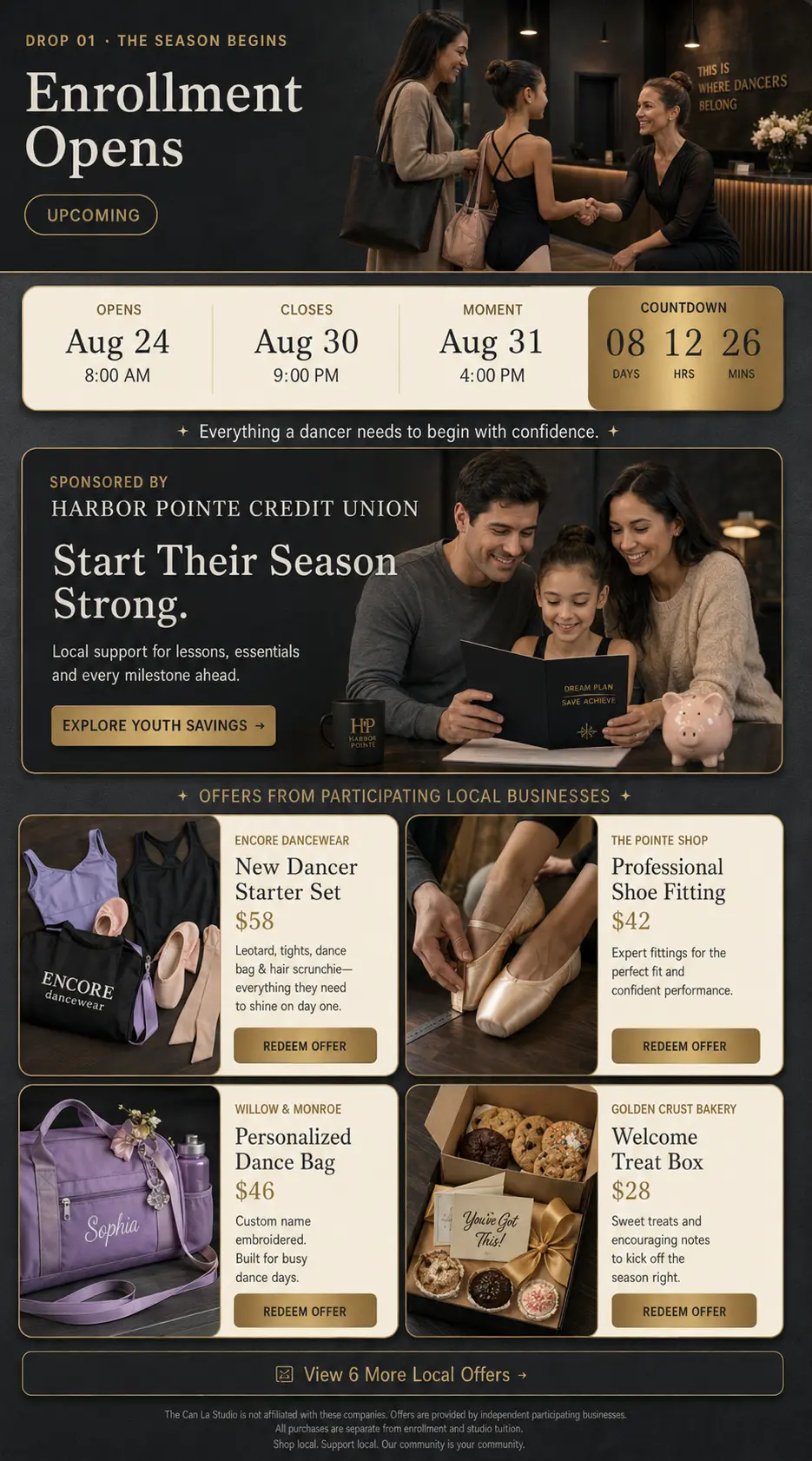 Dance Studio lifecycle preview