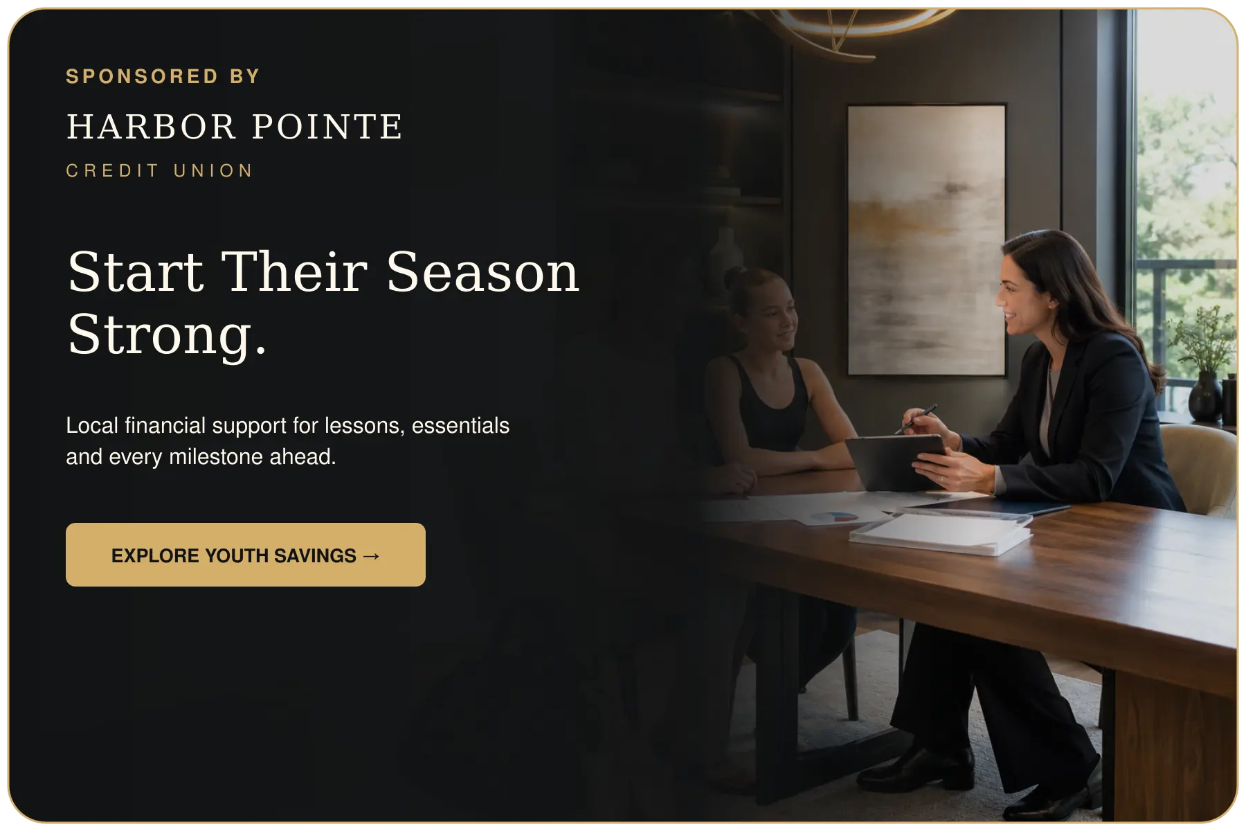 Premium local-business sponsor example